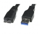 USB3.0 AM-MICRO B Super High Speed Cable -   0.5M/1.5ft